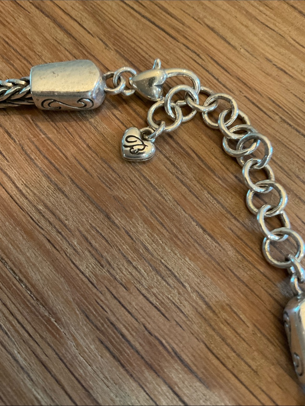 Brighton Mercer Chunky Chain Silver Link Necklace - Picture 3 of 6